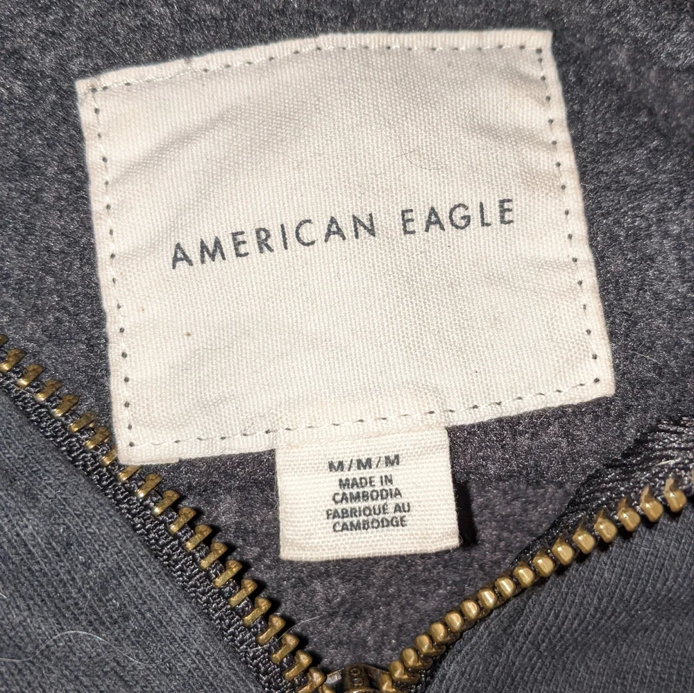American Eagle Outfitters Gray Zip-Up Jacket - Picture 5 of 5